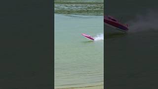 RC Boat crash powerboat flips and crashes [upl. by Bellda400]