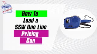 Mastering Retail How to Load Your SSW One Line Pricing Gun [upl. by Kehoe768]