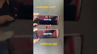 Samsung a55 VS Oneplus ce2 pubg test shorts shortsfeed [upl. by Sil]