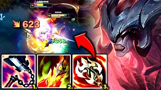 1 BEST AATROX WORLD USES THIS UNSTOPPABLE BUILD  S11 AATROX TOP GAMEPLAY Season 11 Aatrox Guide [upl. by Laekim]