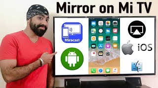 Mirroring iPhone Android amp MacBook on Mi TV 4 4A Smart LED TV [upl. by Harhay]