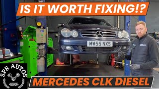 IS IT WORTH FIXING HIGH MILEAGE MERCEDES W209 CLK DIESEL [upl. by Enaitsirk]