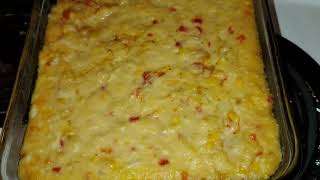 🥘 OPEN  KITCHEN TRINI CORN PIE [upl. by Ymmaj361]