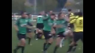 Bagarre Rugby FC Aix les Bains VS RC Valon de la tour [upl. by Ellenrahs146]