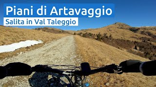 Val Taleggio Salita Pizzino Artavaggio  MTB Bergamo [upl. by Na27]