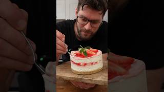 This Strawberry Cheesecake Recipe Changed My Life 🍓 [upl. by Alper]