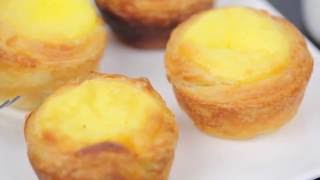 Tart Recipe HongKong Style Egg Tart 10sec Recipe by Counter Intelligence [upl. by Hogue559]