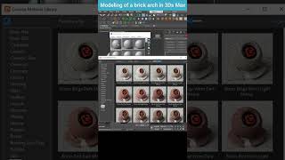 Creating a Brick Arch in 3ds Max Quick Tutorial modelingtips 3dsmax tips arch brick [upl. by Asirem]