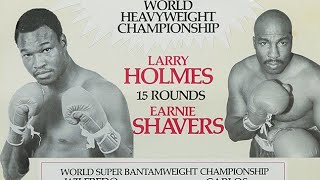 Larry Holmes Vs Earnie Shavers II HIGHLIGHTS HD 60 FPS  September 29 1979 [upl. by Satterfield]