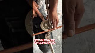 Accurate bender se band bohot easy hota h easy copper pipe bandtoolsNACAHMEDBAD17 shorts [upl. by Aveneg785]