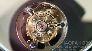 Created to showcase thepure beauty of the tourbillonHAOFA 1039 [upl. by Anirok]