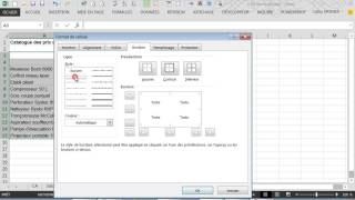 Apprendre Excel  Créer un Catalogue de prix [upl. by Philipa611]