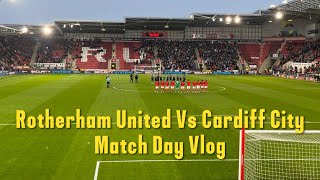 Rotherham United 12 Cardiff City Vlog  202223 [upl. by Agnot540]