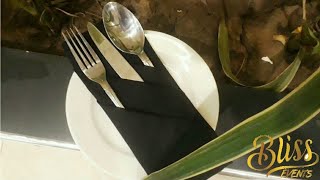 Napkin Folding How To Make Fancy Pouch With Napkin For Cutlery 1 [upl. by Collette558]