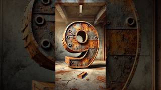 short 10Second Countdown  Rusted Numbers Through Time ⏳⚙️ youtubecreatorcommunity [upl. by Brightman276]