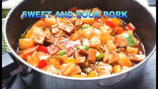 Sweet and Sour Pork  Made with Leftover Roast Pork [upl. by Shawnee]