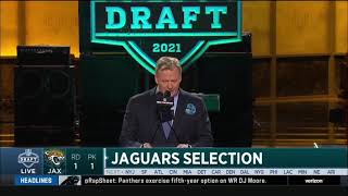 Jaguars Draft Trevor Lawrence with the 1st Overall Pick  2021 NFL Draft Highlights [upl. by Naujaj]