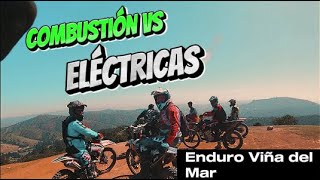 Combustión VS eléctricas Enduro Viña del Mar Surron [upl. by Barthold]