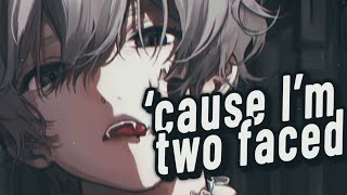 Nightcore  Two Faced Acoustic  Rosendale [upl. by Wakerly439]