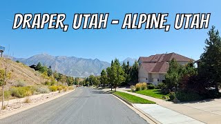 Draper Utah to Alpine Utah Drive with me in Utah [upl. by Brigid]