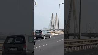 Worli sea link view click by me naturephotography mumbai mumbaicity bandra shorts shortsvideo [upl. by Malkah]