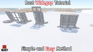 Widegaps Tutorial 5 examples Easy Method RUST [upl. by Yesoj272]