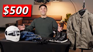 Best Beginner Motorcycle Gear ON A BUDGET in 2023 [upl. by Lilahk]