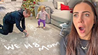 Spray Painting The Carpet And Blaming Our Baby Prank JASMINE WAS FURIOUS [upl. by Carbone]