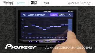 How To  AVHX2800BS  EQ Settings [upl. by Lebiralc526]