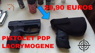 Présentation pistolet lacrymogène walther pdp  défense du domicile  catégorie D [upl. by Demetria299]