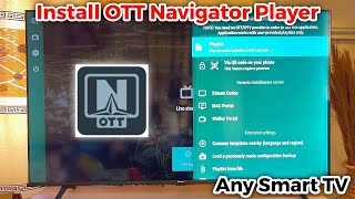 How to Install OTT Navigator IPTV Player on Smart TV [upl. by Ecarg973]