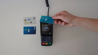 Kartenzahlung mit KreditkarteGirocard  Ingenico Desk3500 [upl. by Jori]