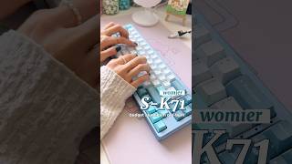 Womier SK71  budget aluminium prebuilt keyboard [upl. by Nnagem]