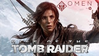 HP OMEN 15  GTX 1050  i57300HQ  Rise of the tomb raider gameplay [upl. by Ahsirek]