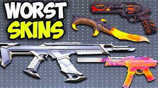 What Are The Worst Skins In Valorant [upl. by Nnaaihtnyc]