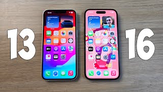 IPHONE 13 VS IPHONE 16  БОЛЬШАЯ ЛИ РАЗНИЦА ПОЛНОЕ СРАВНЕНИЕ [upl. by Jamison]