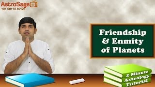 Friendship amp Enmity of Planets  2 Minute Tutorial [upl. by Aztilem351]