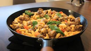 100 Meatballs cherry tomatoes cream amp pasta [upl. by Rausch]