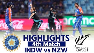 India W v New Zealand W Highlights ICC Womens T20 World Cup Highlights  IND W vs NZ W Highlights [upl. by February]