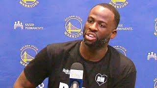 Draymond Green says his suspension helped the Warriors depth Full Postgame Interview [upl. by Assilym]