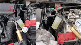 Ford Fiesta MK7 14 TDCI Fuel Filter priming [upl. by Napoleon]