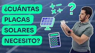 ¿Cómo calcular cuántos paneles solares necesito [upl. by Nonac]