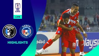 Penang FC 12 Sabah FC  LS18  Highlights Liga Super 2023 [upl. by Chandless533]