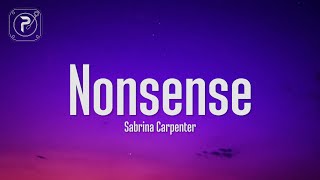 Sabrina Carpenter  Nonsense Lyrics [upl. by Bartolome]