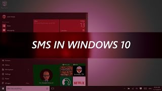 How to Send Text Messages in Windows 10 [upl. by Irodim]