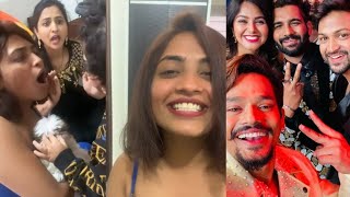 Harika Dethadi Lasyamanjunath funny video BiggBoss contestants unseen moments after BiggBoss [upl. by Shelah]