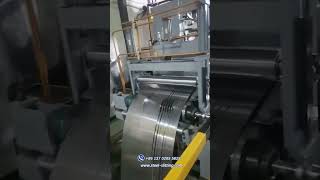 How To Slit The Metal Coil KINGREAL High Precision Coil Slitting Machine Rewinding Line [upl. by Aramanta]