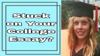 College Application Essay Writing Tips  How To Get Unstuck  Coach Hall Writes [upl. by Reichert793]