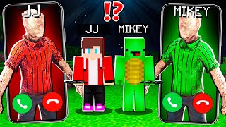 JJ Creepy SCP3008 vs Mikey SCP3008 IKEA CALLING to JJ and MIKEY at 3am   Minecraft Maizen [upl. by Kizzie889]