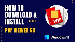 How to Download and Install PDF Viewer Go For Windows [upl. by Zantos]